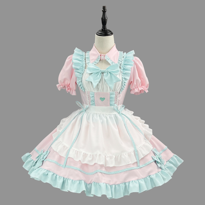 Anime Cosplay Cafe - Lolita Maid Cosplay Costume Cute French