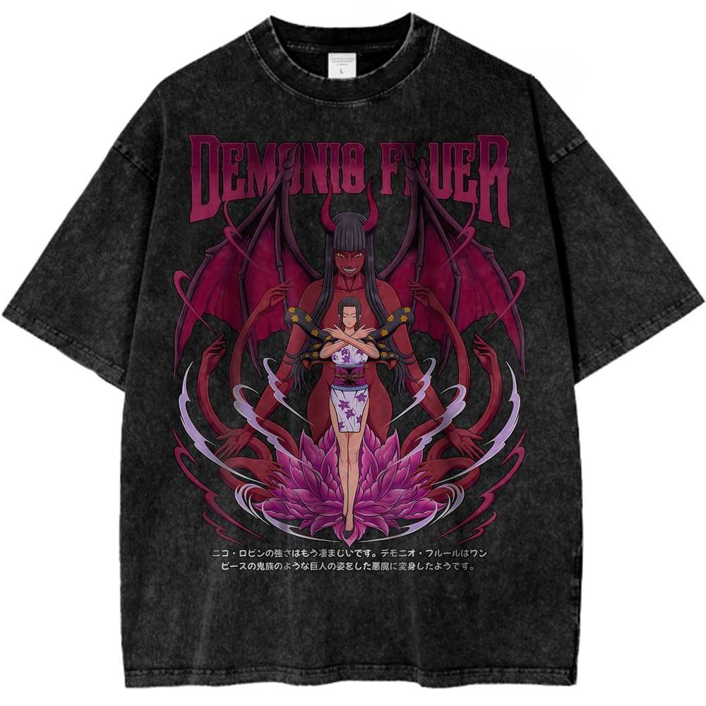 Anime Cosplay Nico Robin - Nico Robin One Piece Anime Tshirt