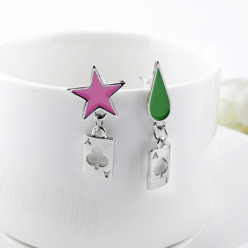 Anime Cosplay Girlfriend - Anime Hisoka Cosplay Earrings Five-pointed Star