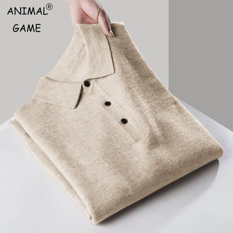 Anime Cosplay Simple - Mens Quarter zipper Sweater Long Sleeve