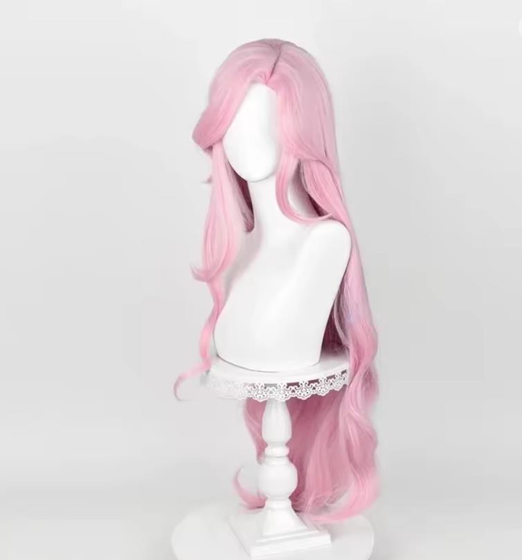Anime Fluttershy Wigs Long Wav - Cosplay Anime Pink Hair ulasan dan harga