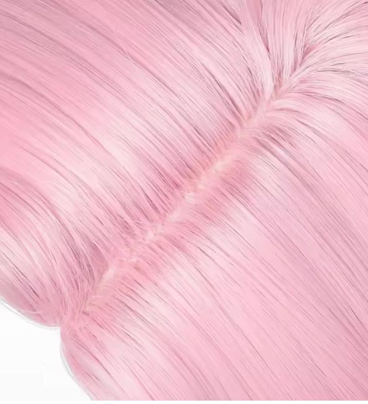 Anime Fluttershy Wigs Long Wav - Cosplay Anime Pink Hair ulasan dan harga