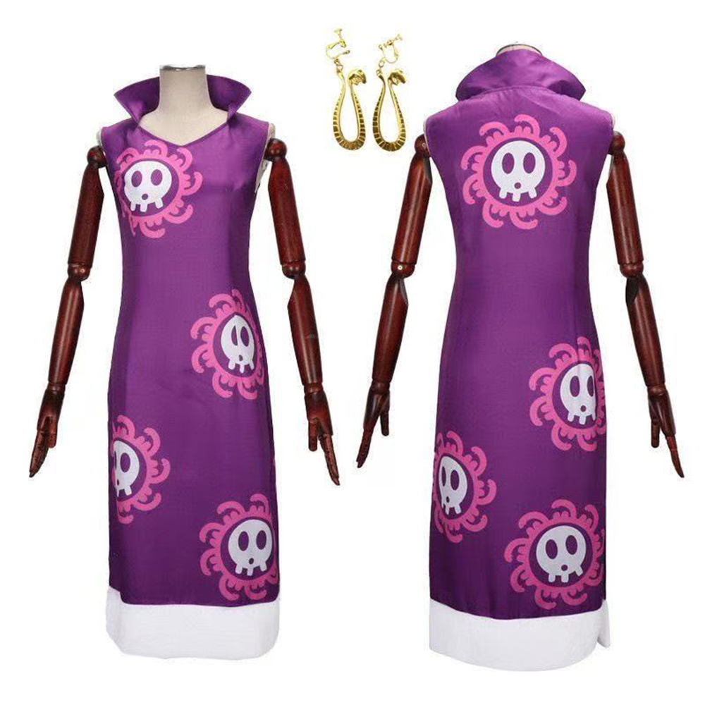Anime Boa Hancock Cosplay Cost - Violet Evergarden Dress ulasan dan harga