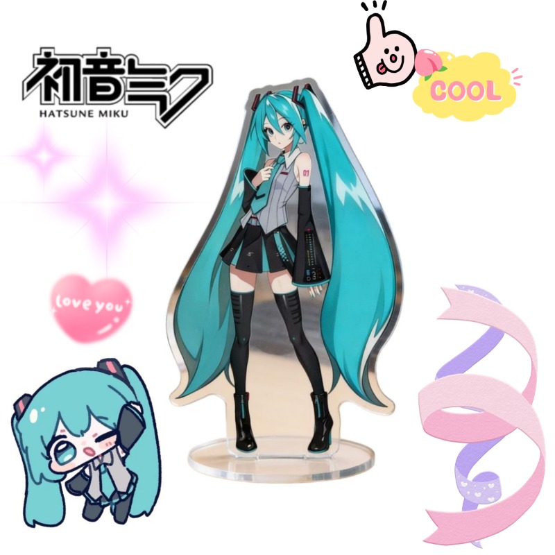 Hatsune Miku 10cm Acrylic Stan - Anime Cosplay Manga ulasan dan harga