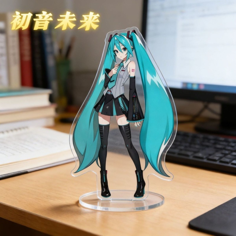 Hatsune Miku 10cm Acrylic Stan - Anime Cosplay Manga ulasan dan harga