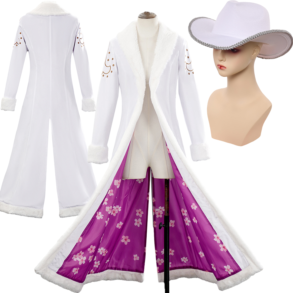 Nico Robin Cosplay White Costu - Anime Cosplay Nico Robin ulasan dan harga