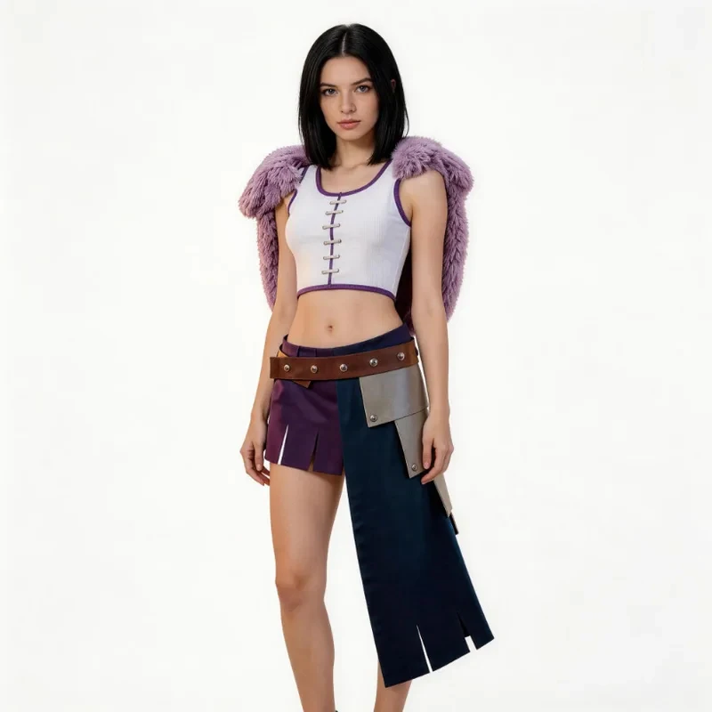 Nico Robin Cosplay Costume Pur - Anime Cosplay Nico Robin ulasan dan harga
