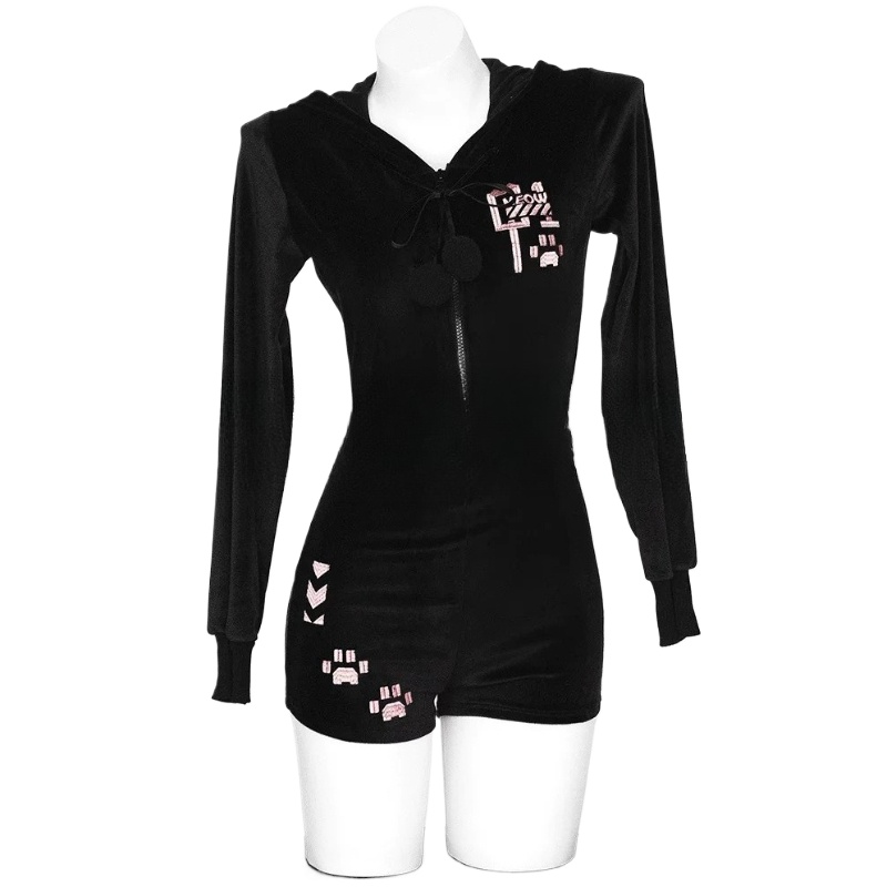 Anime Cute Cat Plush Hooded Bo - Anime Cosplay One Piece ulasan dan harga