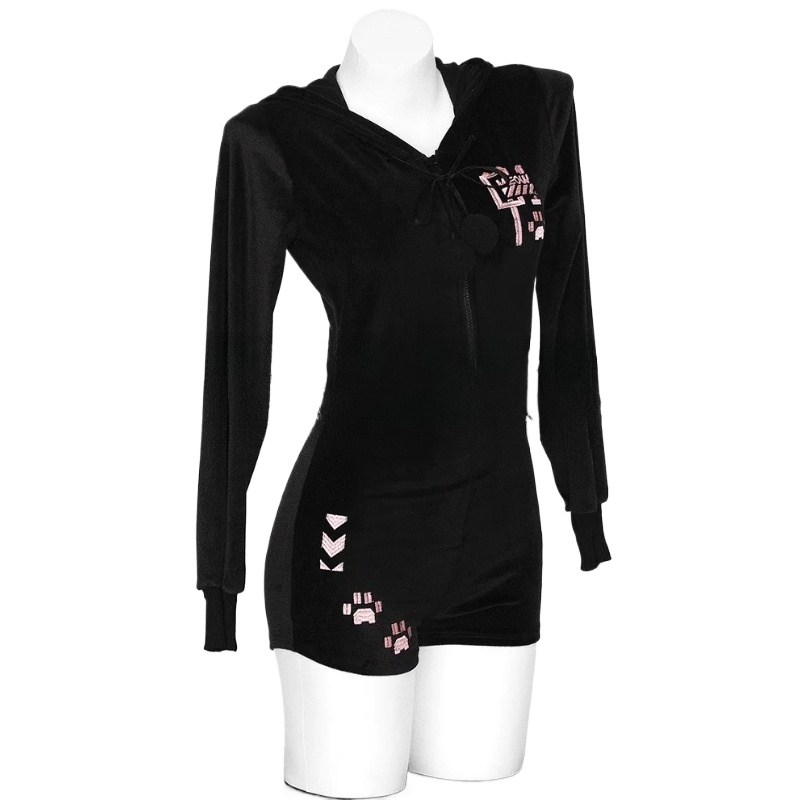 Anime Cute Cat Plush Hooded Bo - Anime Cosplay One Piece ulasan dan harga