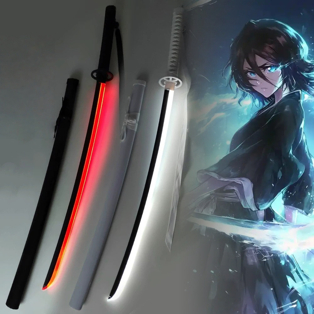 40inch Glow Bleach Katana Led  - Anime Cosplay Katana ulasan dan harga
