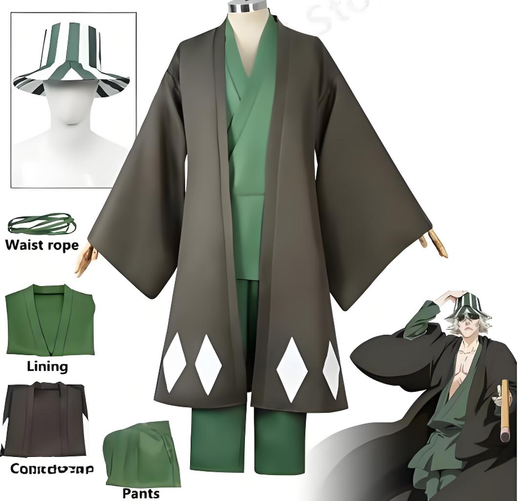 Hot Anime Bleach Cosplay Uraha - Bleach Captain Coat ulasan dan harga