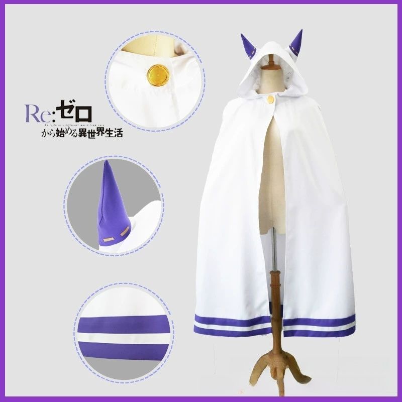 Emilia Cosplay Re Life in a di - Anime Cosplay Live ulasan dan harga
