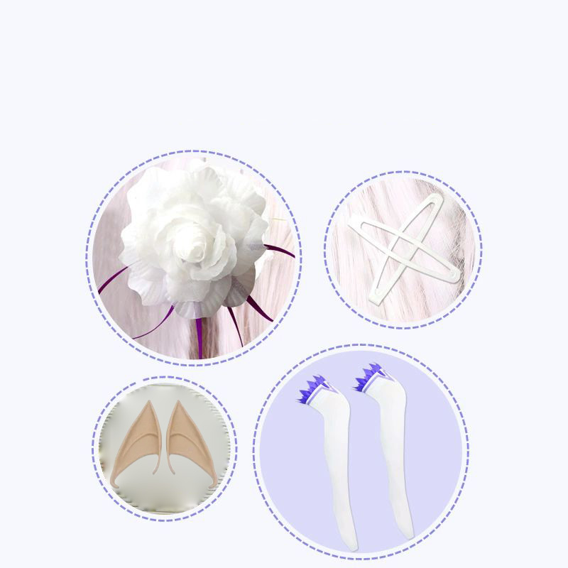 Emilia Cosplay Re Life in a di - Anime Cosplay Live ulasan dan harga