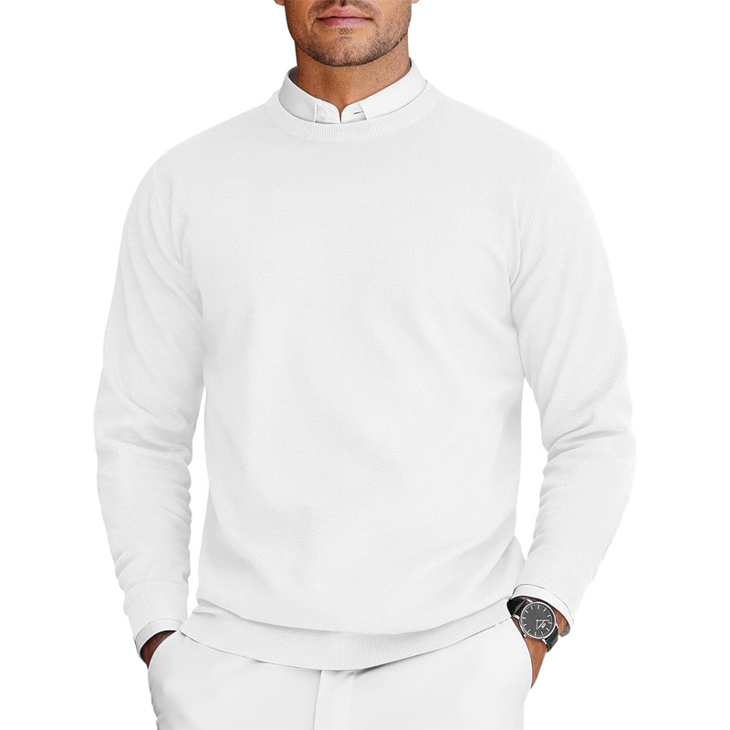 New Mens Crew Neck Sweaters Lo - Anime Cosplay Simple ulasan dan harga