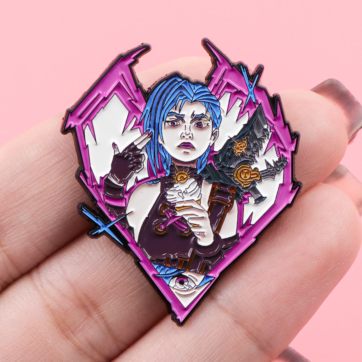 Anime Villain Character Enamel - Anime Cosplay Girlfriend ulasan dan harga