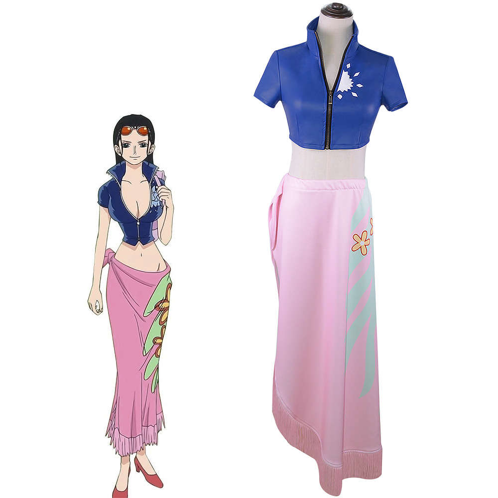 Anime une pièce Nico Robin Cos - Anime Cosplay Nico Robin ulasan dan harga