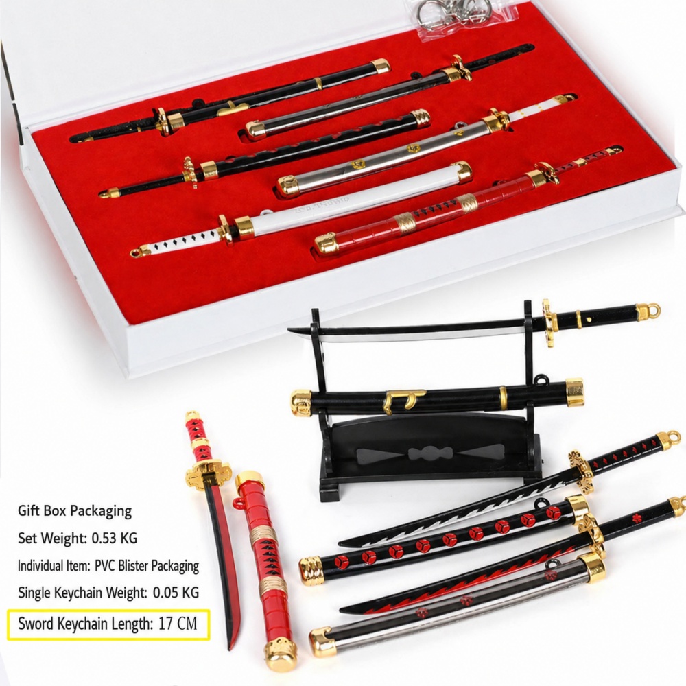 Anime One Piece Zoro Sword Key - Anime Cosplay Katana ulasan dan harga
