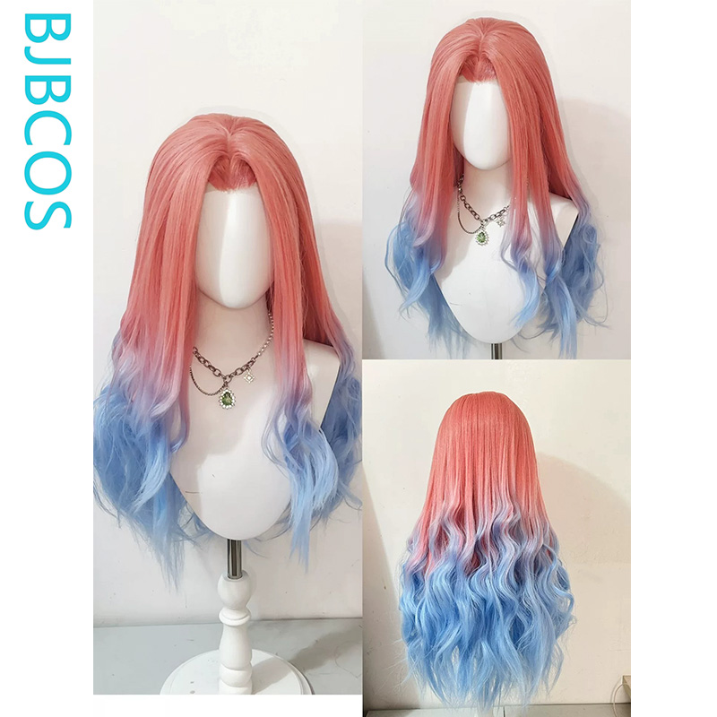 [Styled Wig]‌Mizi Cosplay Wig  - Cosplay Anime Pink Hair ulasan dan harga