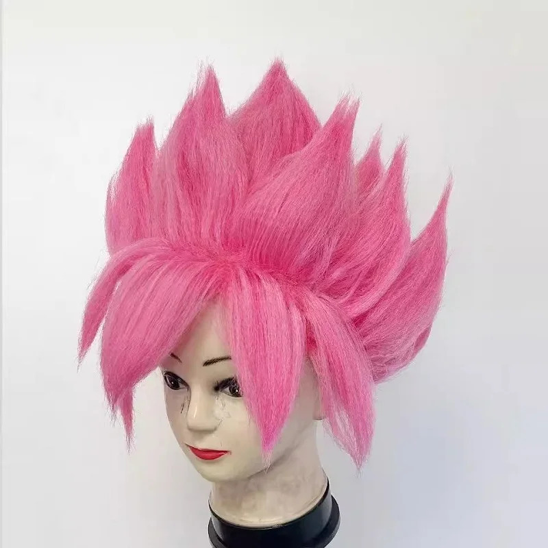 DY20JP Anime Goku Black Cospla - Cosplay Anime Pink Hair ulasan dan harga