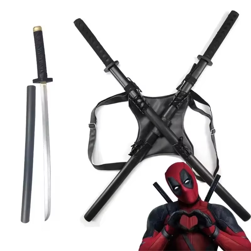 2025 New 61cm Deadpool Katana  - Anime Cosplay Katana ulasan dan harga