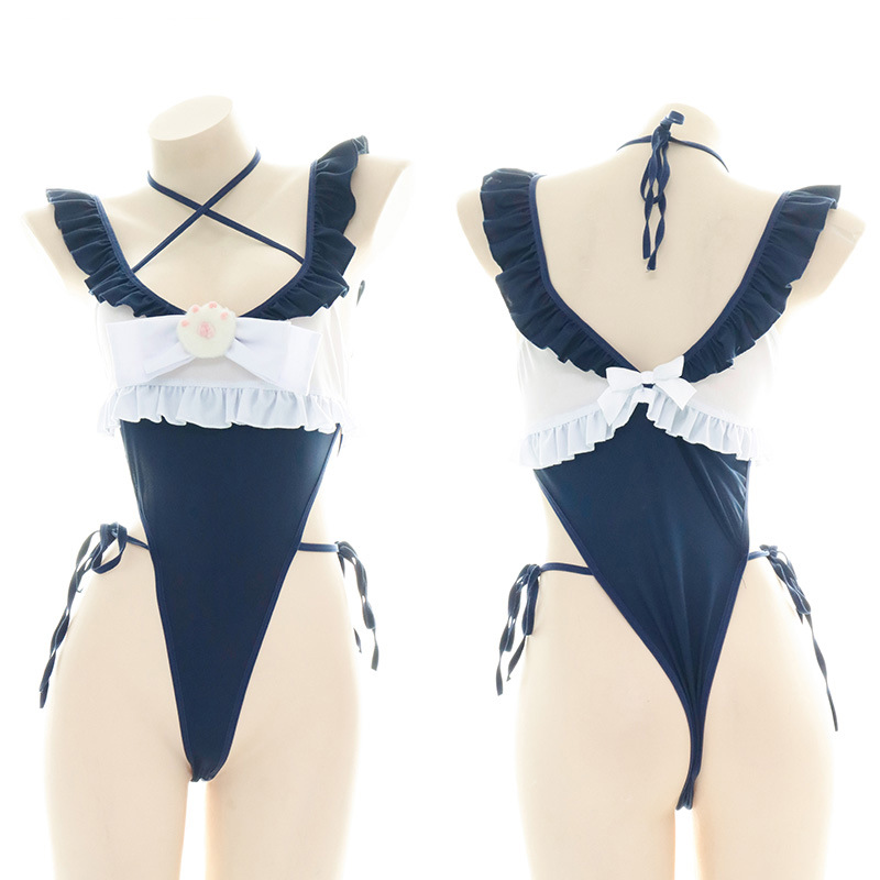 Cute Ruffled Edge One Piece Sw - Anime Cosplay One Piece ulasan dan harga