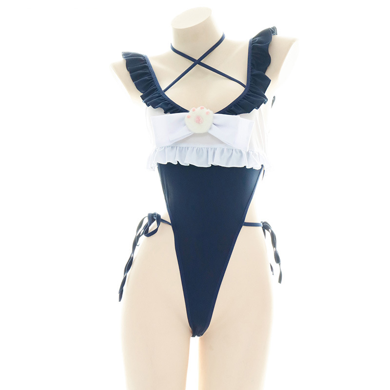 Cute Ruffled Edge One Piece Sw - Anime Cosplay One Piece ulasan dan harga
