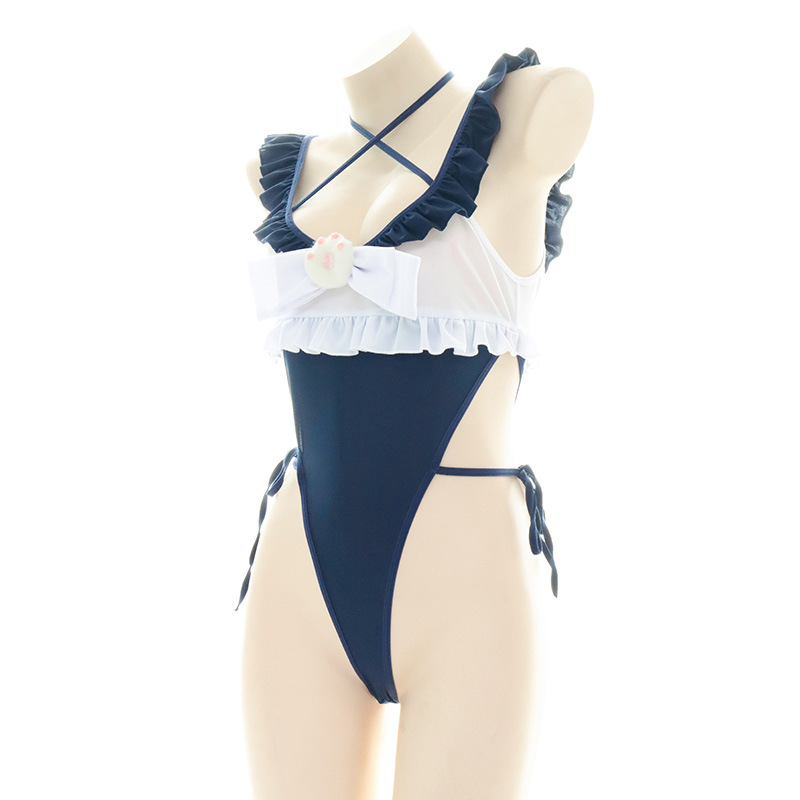 Cute Ruffled Edge One Piece Sw - Anime Cosplay One Piece ulasan dan harga