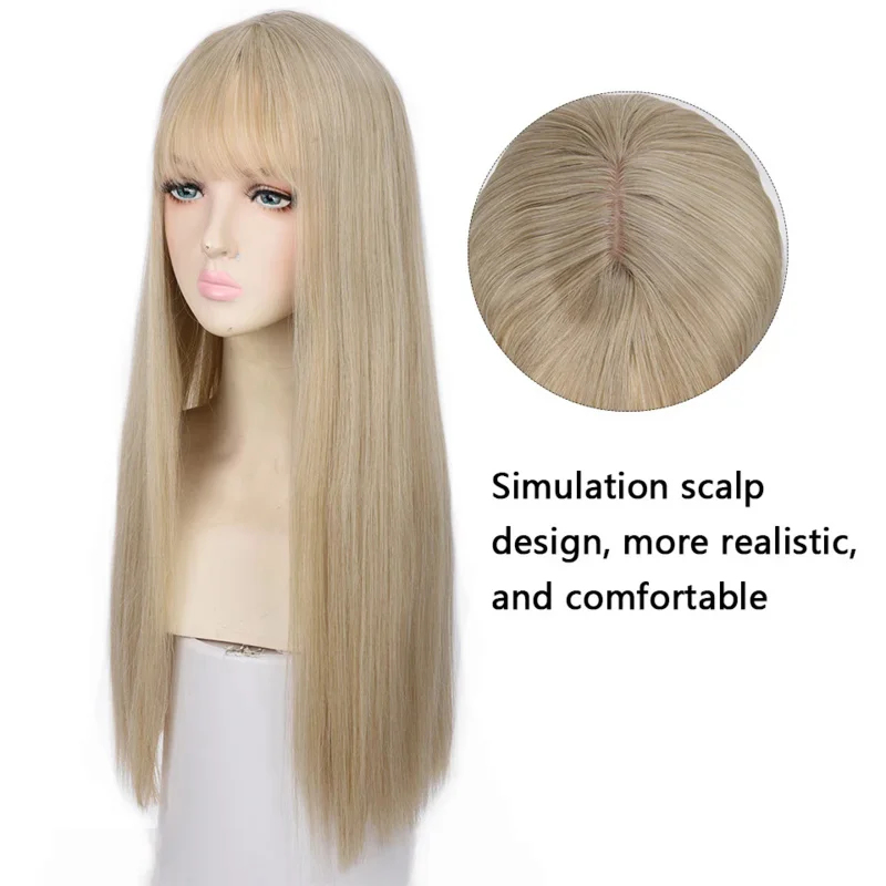 2026 Houyan synthetic long str - Cosplay Anime Pink Hair ulasan dan harga
