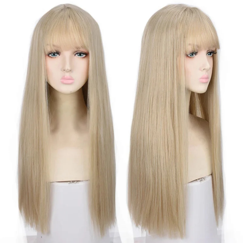 2026 Houyan synthetic long str - Cosplay Anime Pink Hair ulasan dan harga