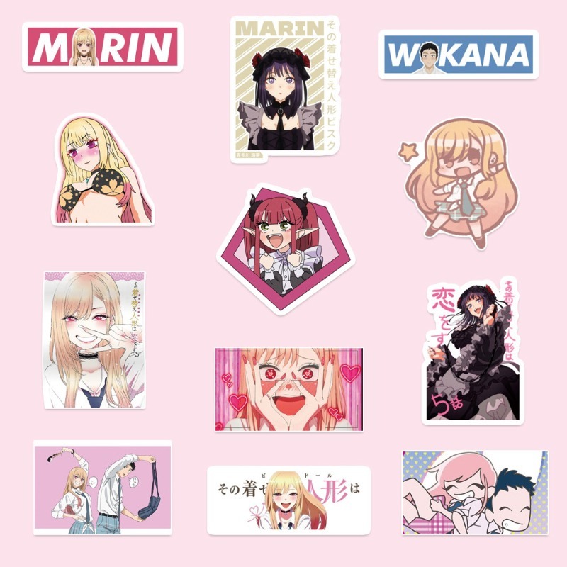 100pcs My Dress-Up Darling Mar - Anime Cosplay Simple ulasan dan harga