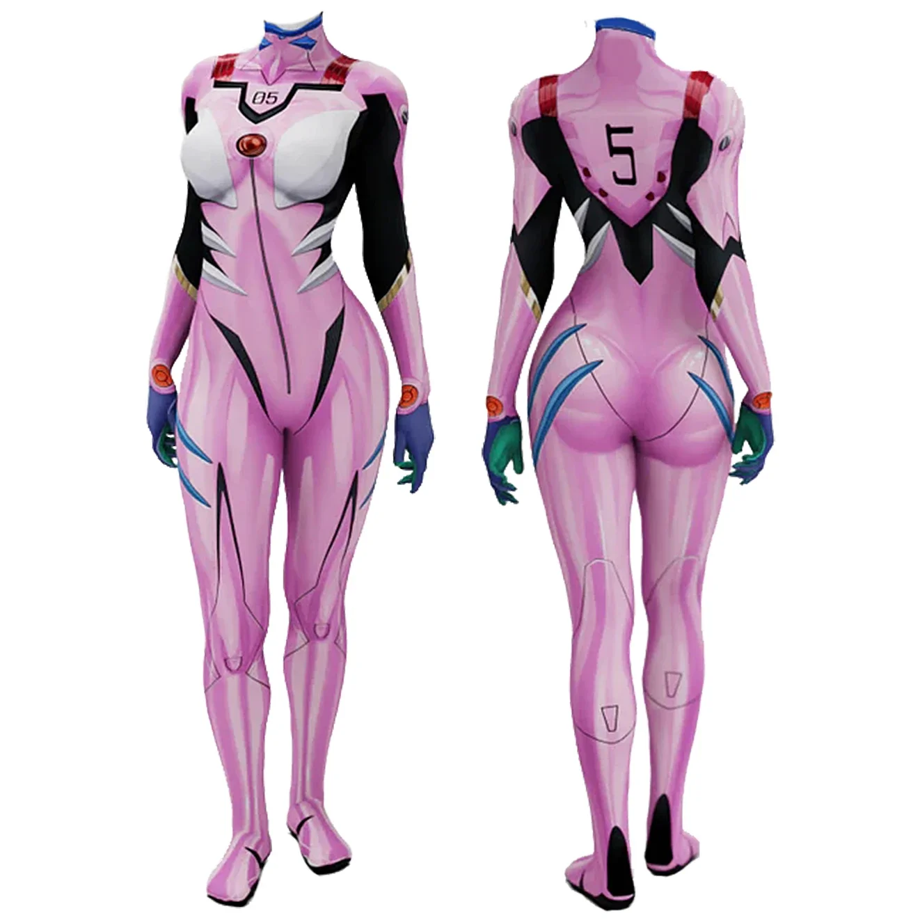 Anime EVA 05 Makinami Cosplay  - Anime Cosplay For Girls ulasan dan harga