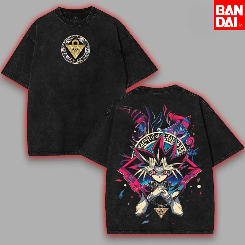 Men's Vintage Washed T-shirt Y - Anime Cosplay Easy ulasan dan harga