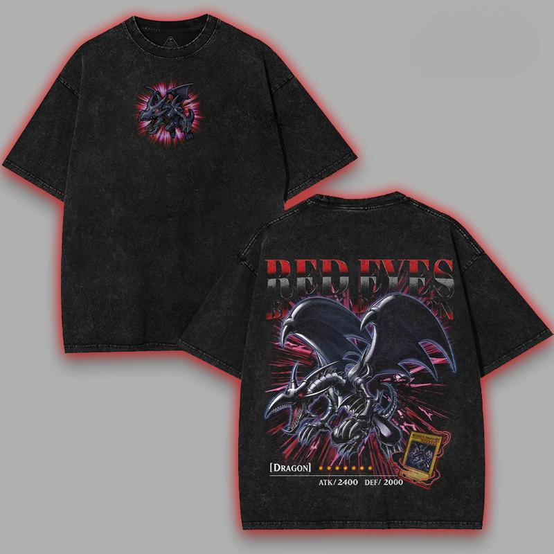 Men's Vintage Washed T-shirt Y - Anime Cosplay Easy ulasan dan harga