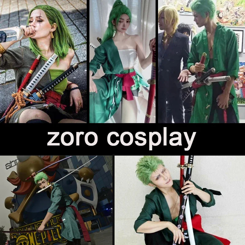 2026 3-pcs Roronoa Zoro Swords - Anime Cosplay Katana ulasan dan harga