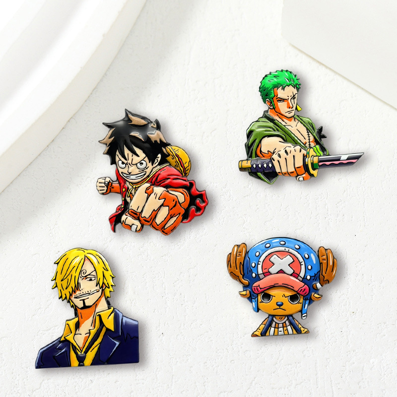 4pcs ONE PIECE Cartoon Charact - Anime Cosplay One Piece ulasan dan harga
