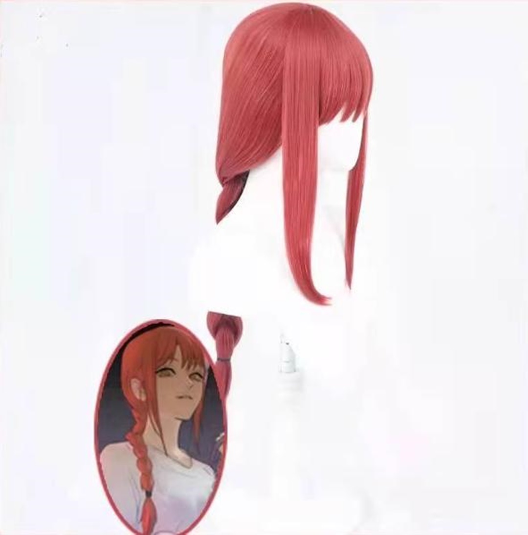 Makima Wig Cosplay Women  Anim - Anime Cosplay Makima ulasan dan harga