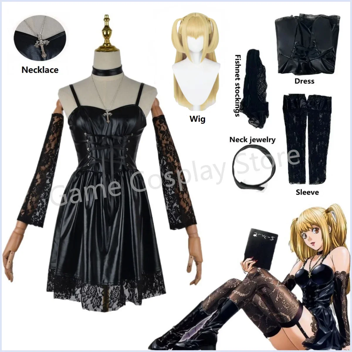 Misa Amane Cosplay Costume Dea - Violet Evergarden Dress ulasan dan harga