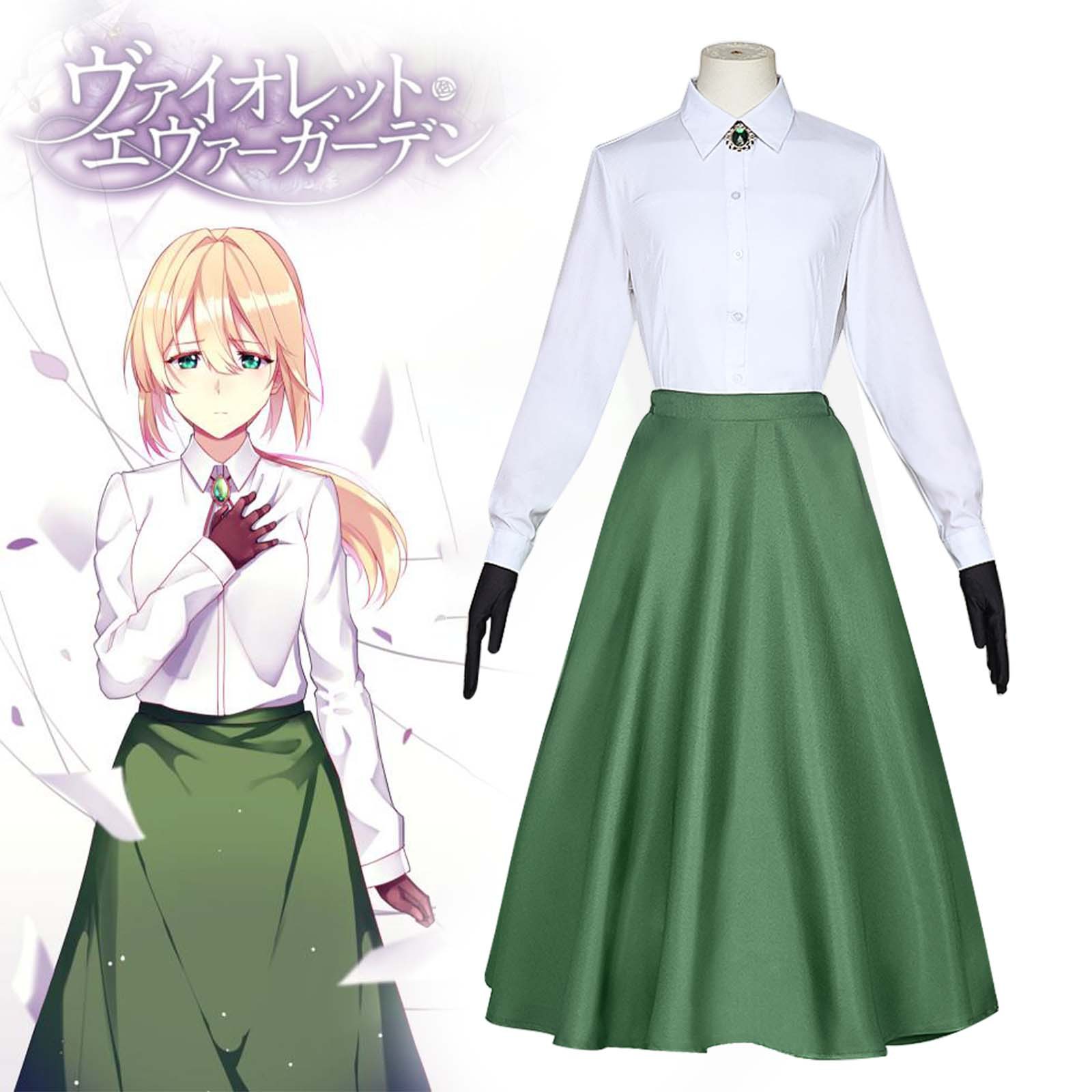 Violet Evergarden Cosplay Cost - Violet Evergarden Dress ulasan dan harga