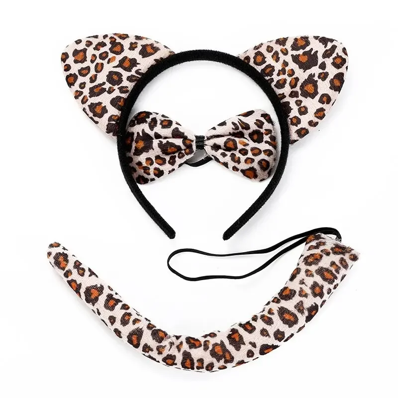Leopard Cat Ear Headband for C - Anime Cosplay Simple ulasan dan harga