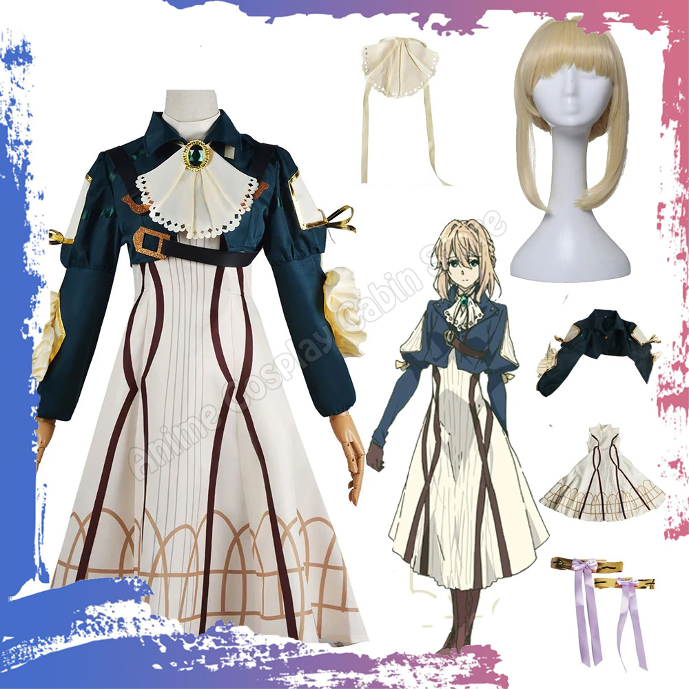 Anime Violet Evergarden Cospla - Violet Evergarden Dress ulasan dan harga