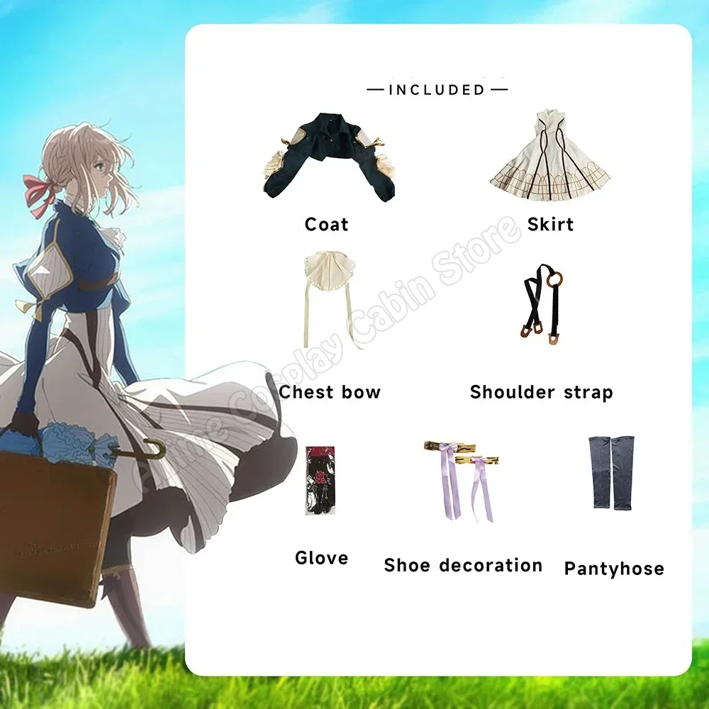 Anime Violet Evergarden Cospla - Violet Evergarden Dress ulasan dan harga