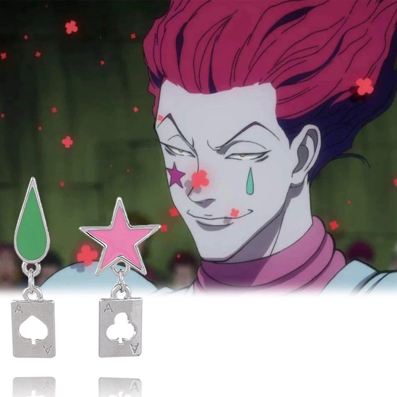 Anime Hisoka Cosplay Earrings  - Anime Cosplay Girlfriend ulasan dan harga