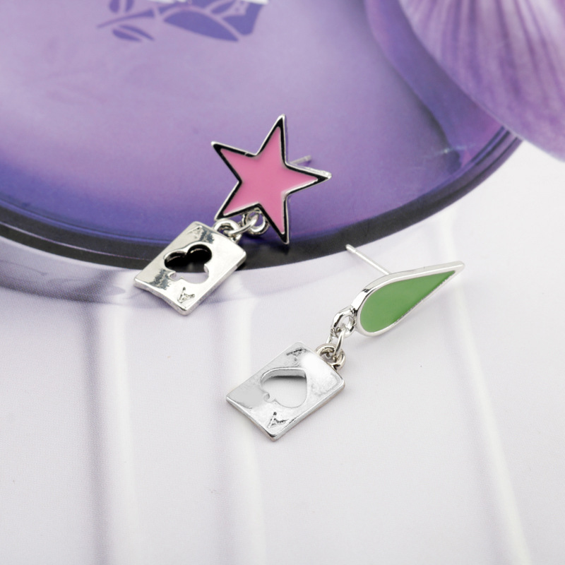 Anime Hisoka Cosplay Earrings  - Anime Cosplay Girlfriend ulasan dan harga