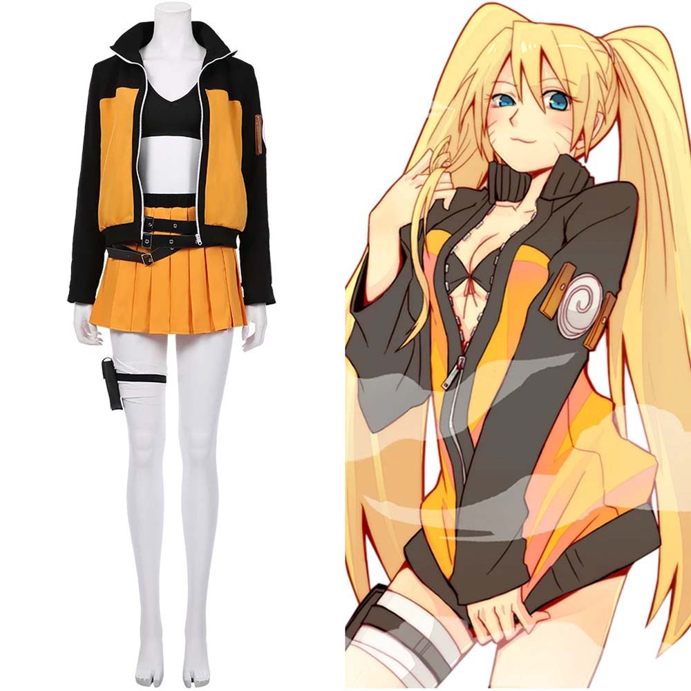 Anime Uzumaki cosplay costume  - Anime Cosplay Simple ulasan dan harga