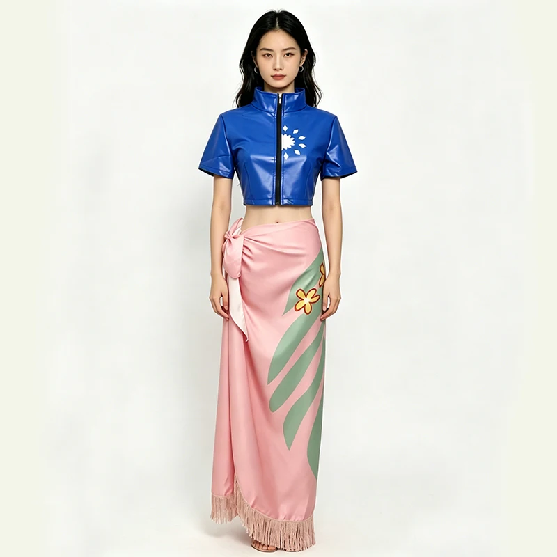 Women Nico Robin Cosplay Two-P - Anime Cosplay Nico Robin ulasan dan harga