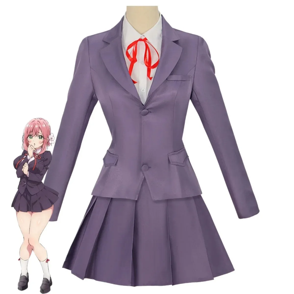 Anime The 100 Girlfriends Who  - Anime Cosplay Girlfriend ulasan dan harga