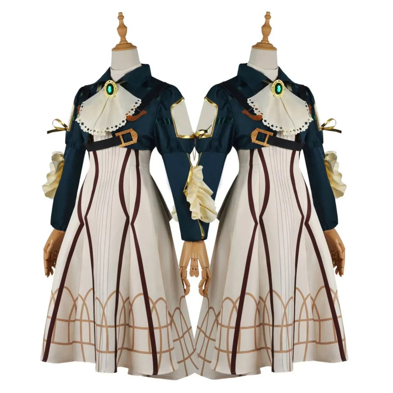 Anime Cosplay Violet Evergarde - Violet Evergarden Dress ulasan dan harga