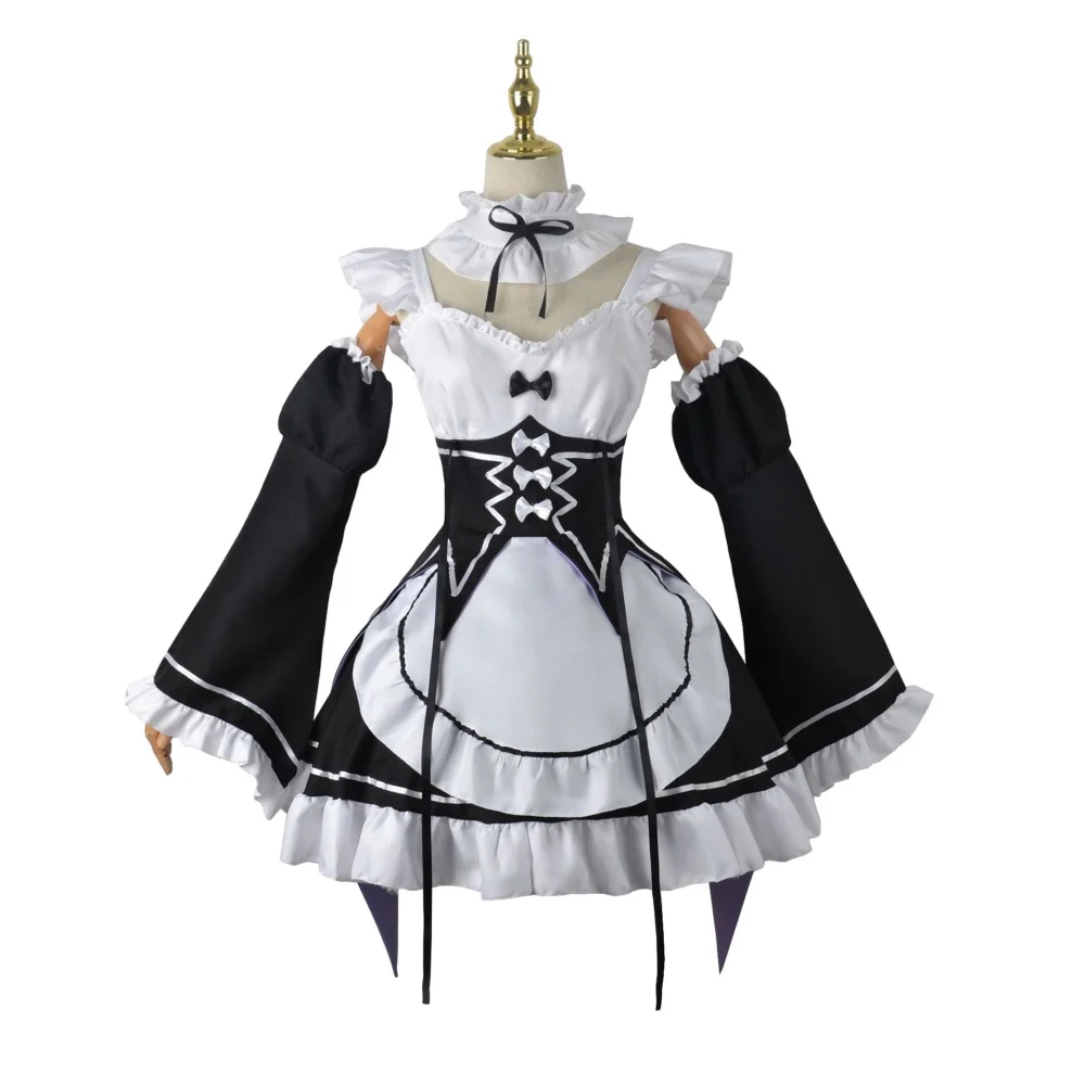 Anime Ram Rem Maid Cosplay Re  - Anime Cosplay Live ulasan dan harga