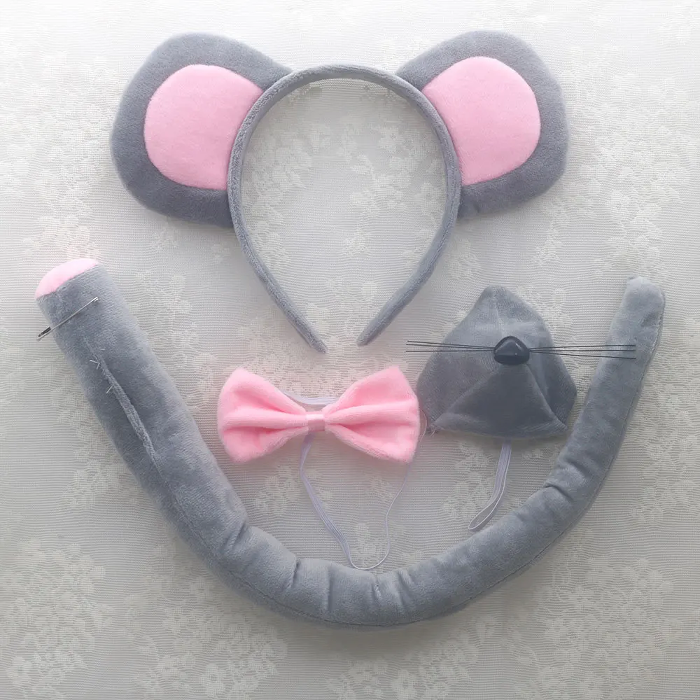 Mouse Costume Set Ears Headban - Anime Cosplay Simple ulasan dan harga