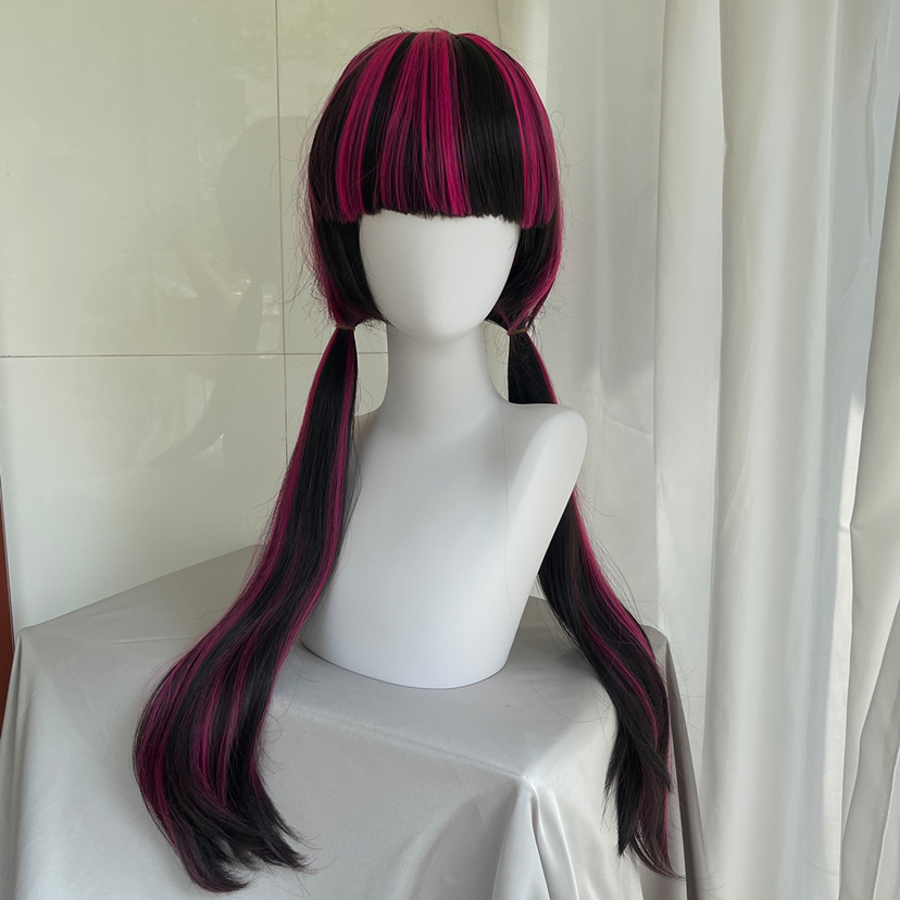 High Quality Movie Draculaura  - Cosplay Anime Pink Hair ulasan dan harga